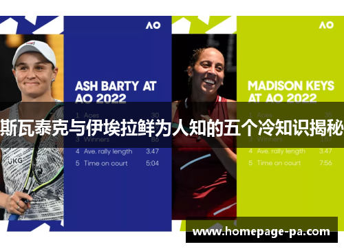 斯瓦泰克与伊埃拉鲜为人知的五个冷知识揭秘