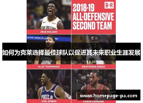如何为克莱选择最佳球队以促进其未来职业生涯发展