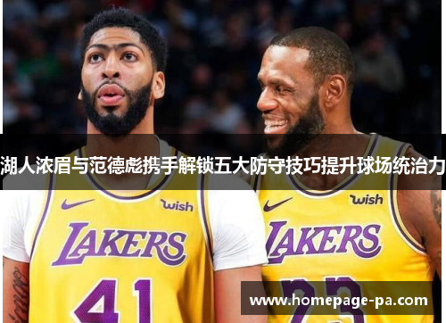 湖人浓眉与范德彪携手解锁五大防守技巧提升球场统治力