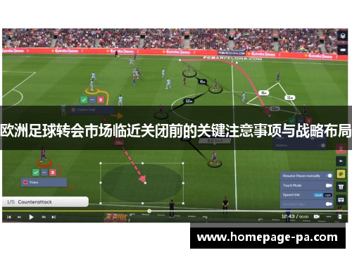 欧洲足球转会市场临近关闭前的关键注意事项与战略布局